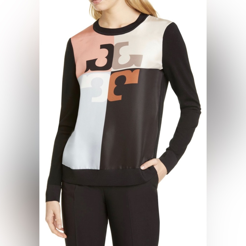 Tory Burch silk blouse size L